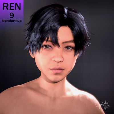 Ren HD for Genesis 9 Masculine by GuidoNoir