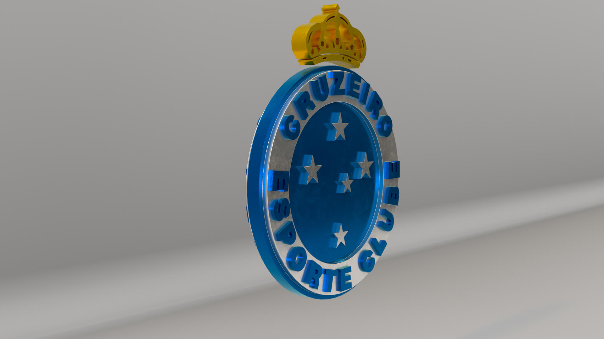 Cruzeiro Esporte Clube Brazil Logo - 3D Model by guimart