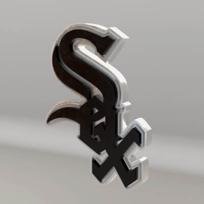 MLB Chicago WhiteSox Team Logo - 3D Model by guimart