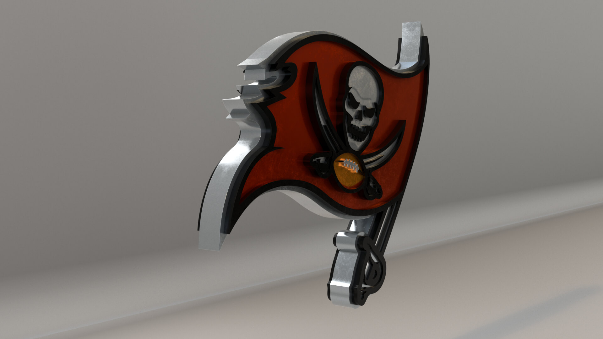 NFL Tampa Bay Buccaneers Logo - 3D Model by guimart