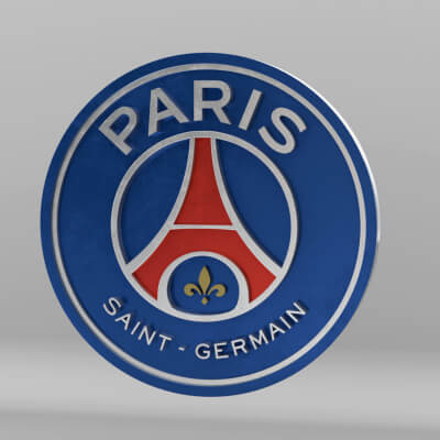 Logo 3D du Paris Saint-Germain Football Club
