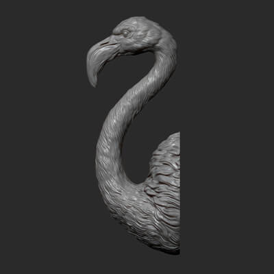 Flamingo Bust