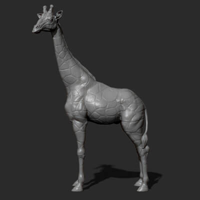 Giraffe Full-Length 3D Print Model by guninnik81