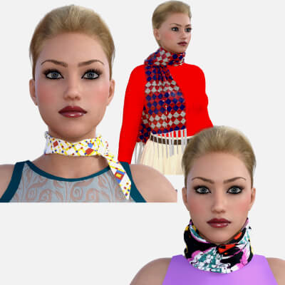 3 Scarves for G8F