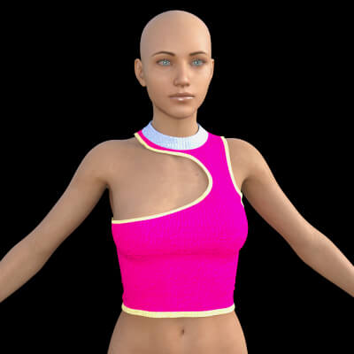 Asymmetric Tanktop for G8F