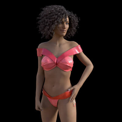 Beach Set for Genesis 8 Female