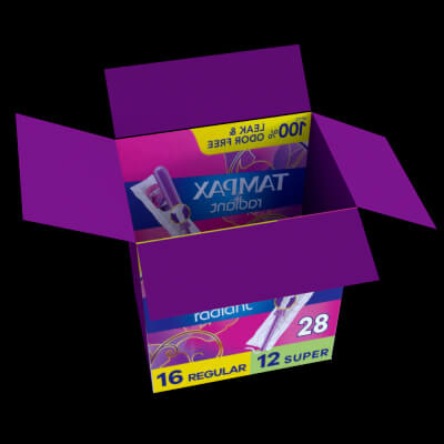 Boxes for Menstruation Tampon