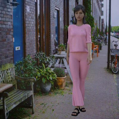 Butterfly Garden Pants for G8F