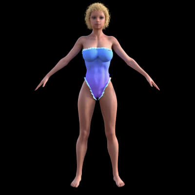 Butterfly Swimsuit for G8F by guy91600