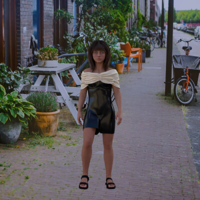 Draped Aura Dress for G9F