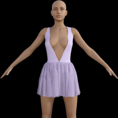 Dynamic Ballet Dress for G8f by guy91600