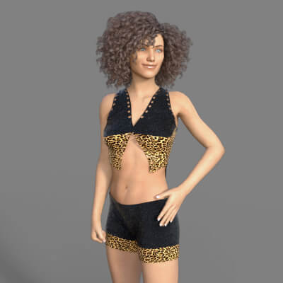 Fashion Attitude &ndash Wild Leopard Set for G8F