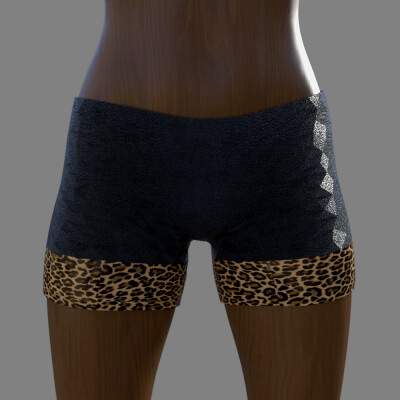 Fashion Attitude &ndash Wild Leopard Shorts for G8F