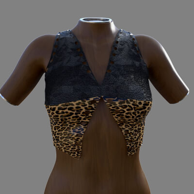 Fashion Attitude &ndash Wild Leopard Top for G8F