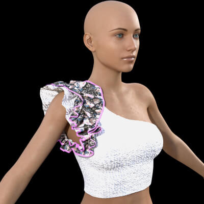 Floral Crop Top for G8F