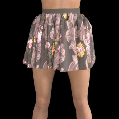 Gathered Skirt01 for G8F