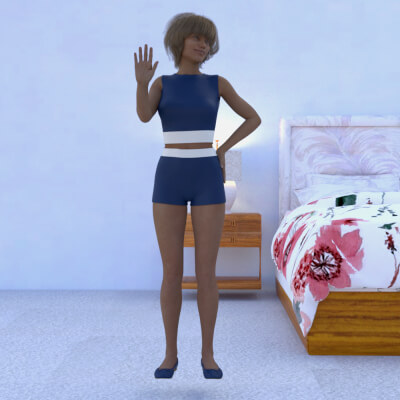 Harper Casual Outfit for Genesis 8 Female