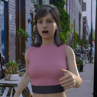 Harper Casual Top for Genesis 8 Female