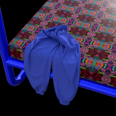 Jogging Pants on Furniture