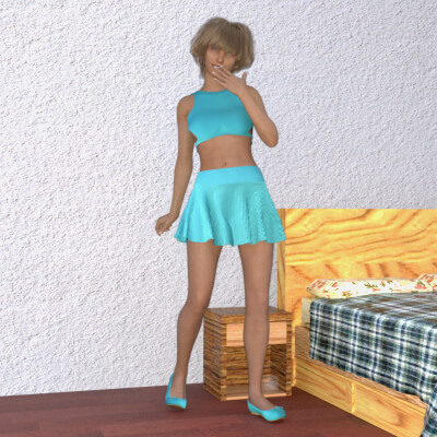 Laguna Outfit for Genesis 8 Female