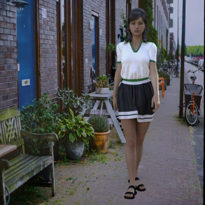 Madison Gathered Skirt for G8F