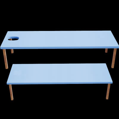 Massage Table With 2 Genesis 9 Poses