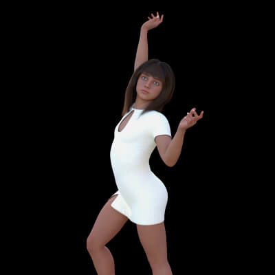 Mini Split Dress for G9 by guy91600