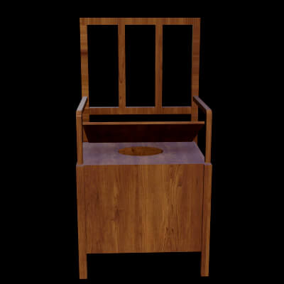 Old Commode Chair