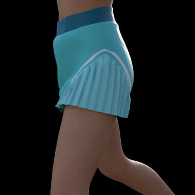 Olivia Activewear Skirt for Genesis 8 Female