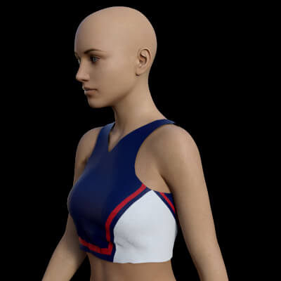 Olivia Activewear Top for Genesis 8 Female
