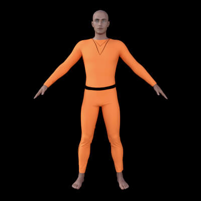 Orange Outfit 2 Stripes for G8M