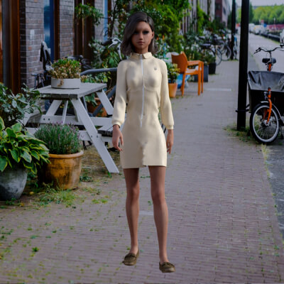 Owl Core Wardrobe Straight Skirt for G8F