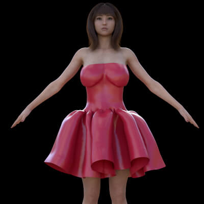 Petal Bustier Dress for G9