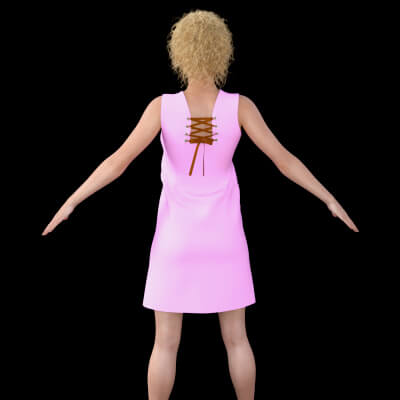 Pink Dream Sleeveless Dress for G8F