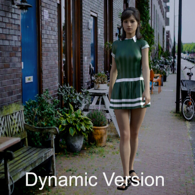 Preppy Gathered Dress for G8F by guy91600