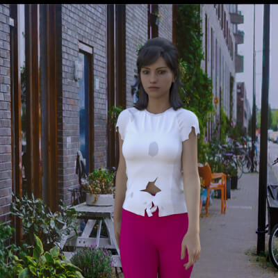 Ripped T-Shirt for G8F