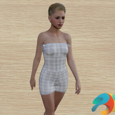 Romper01 for Genesis 8 Female