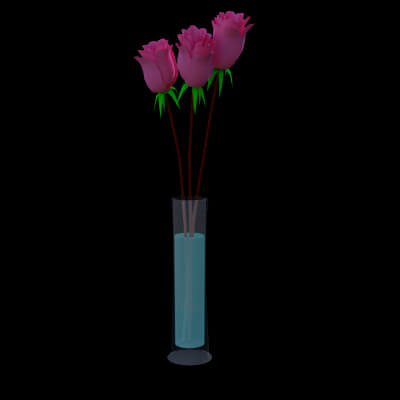 Roses in a Vase