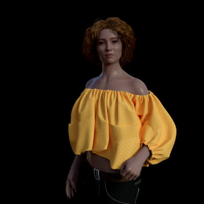 Shoulder Blouse for G9F