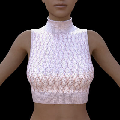 Sleeveless Crop Top for G8F