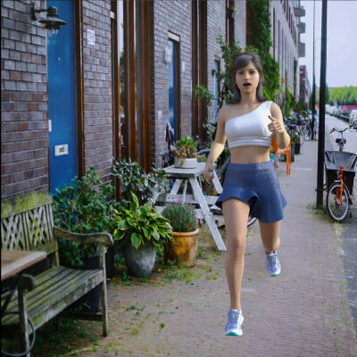 Sporty Outfit Bundle for Genesis 8 Female