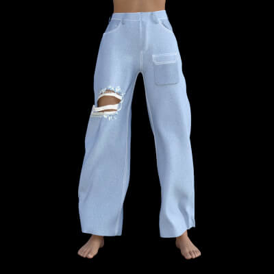 Teenager Pants for G8F