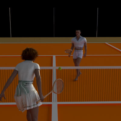 Tennis Outfit for Genesis 9