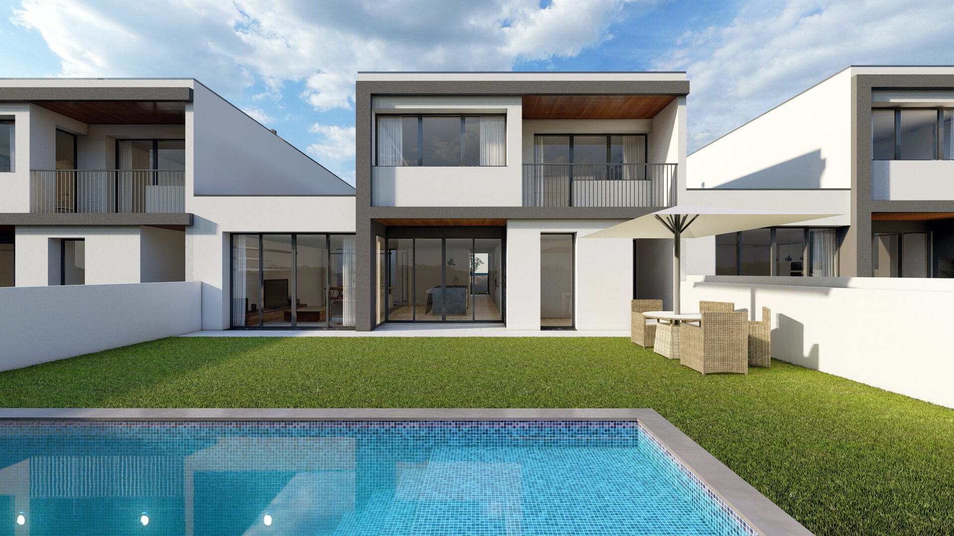 9 Houses in Areias, Barcelos, Portugal 3D Model by GVelhinho