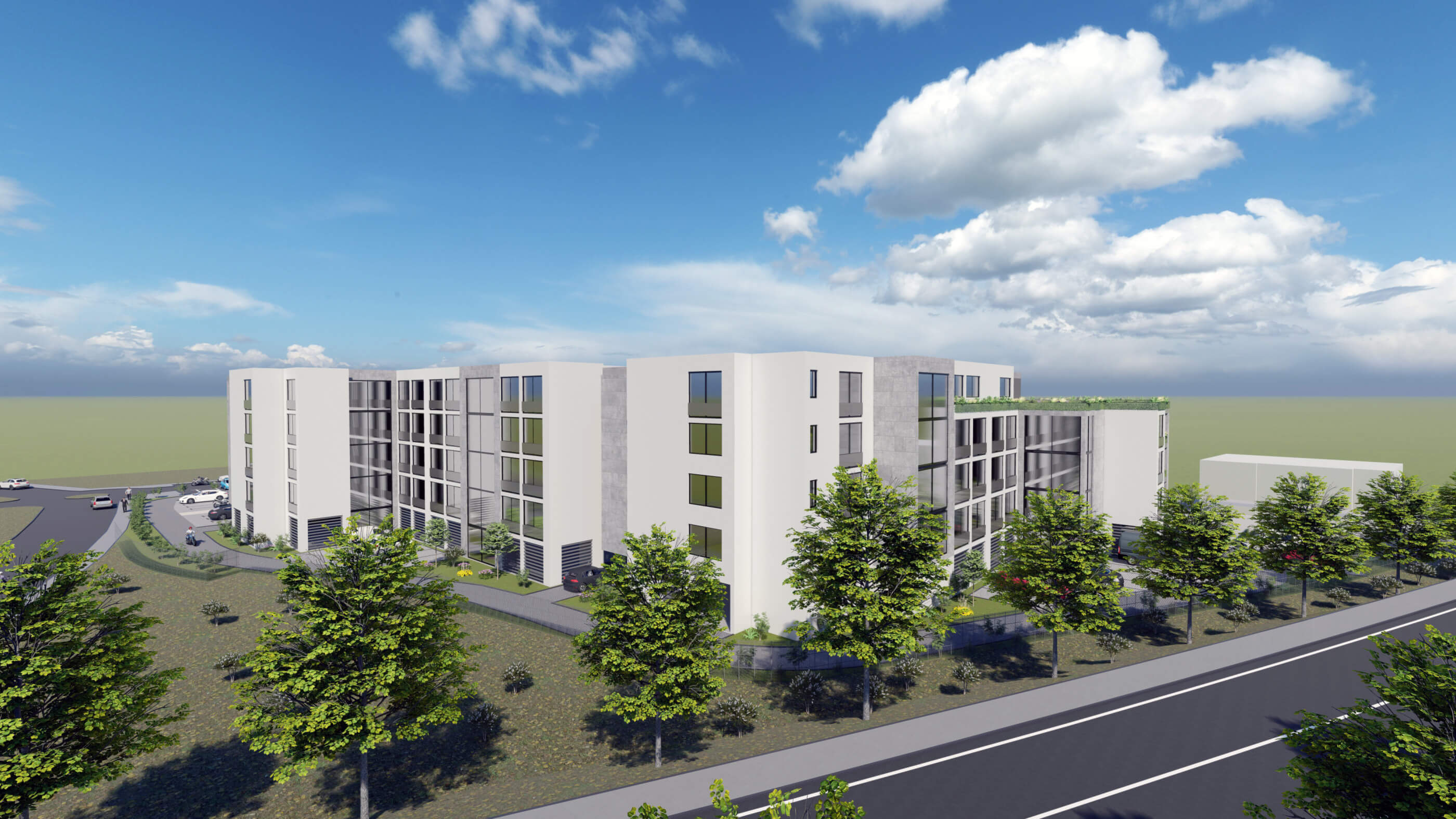 Apartment Complex in Braga Portugal 3D Model by GVelhinho