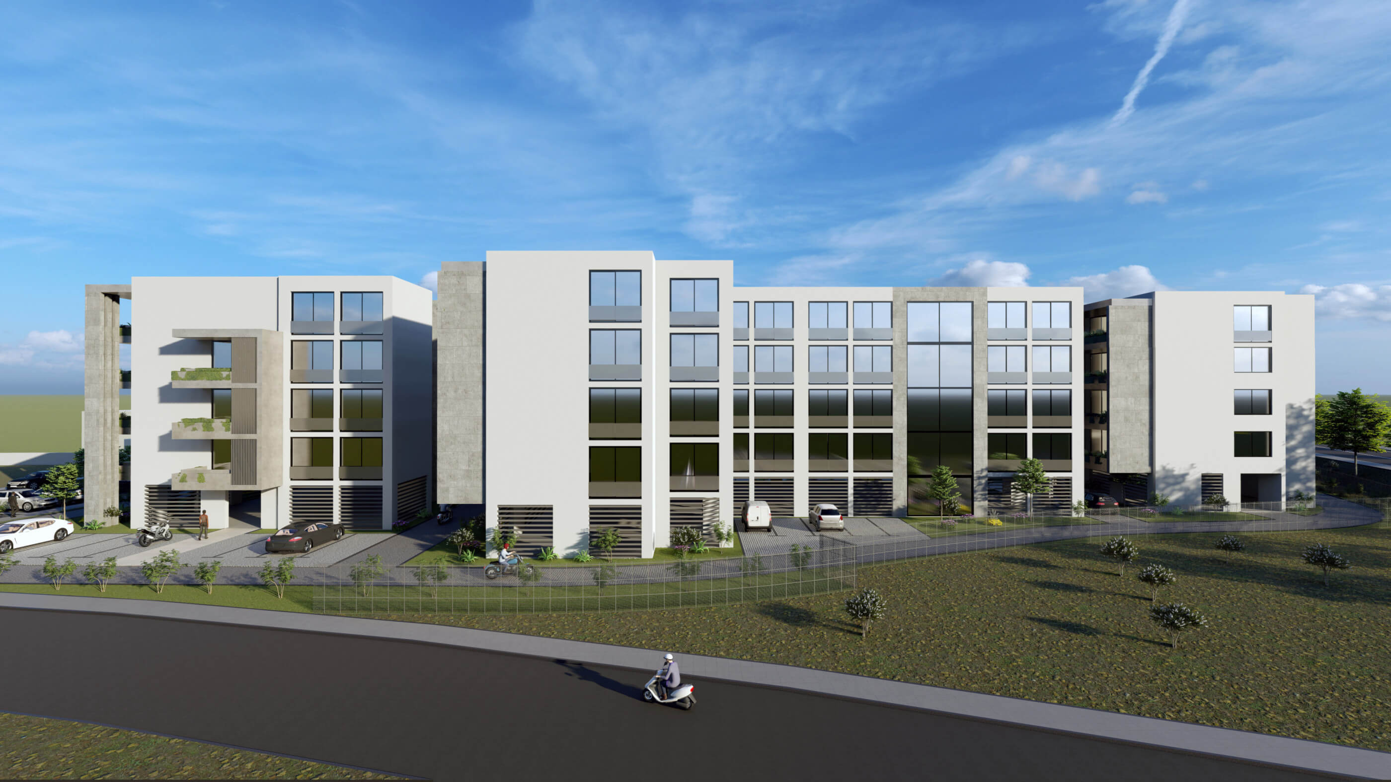 Apartment Complex in Braga Portugal 3D Model by GVelhinho