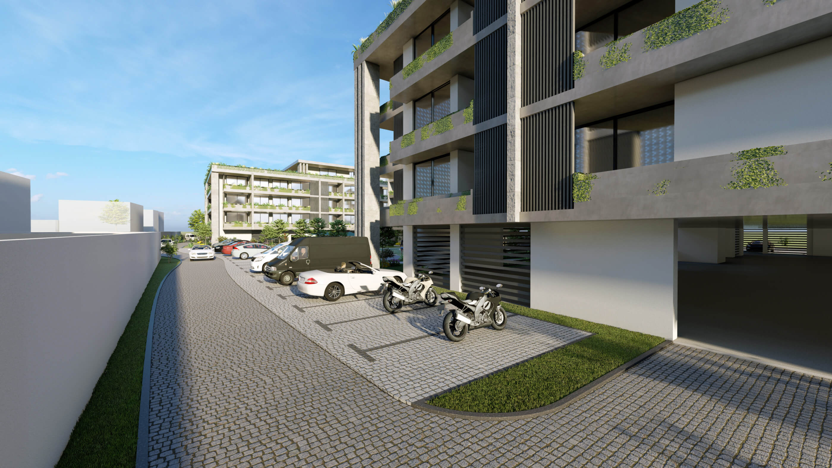 Apartment Complex in Braga Portugal 3D Model by GVelhinho
