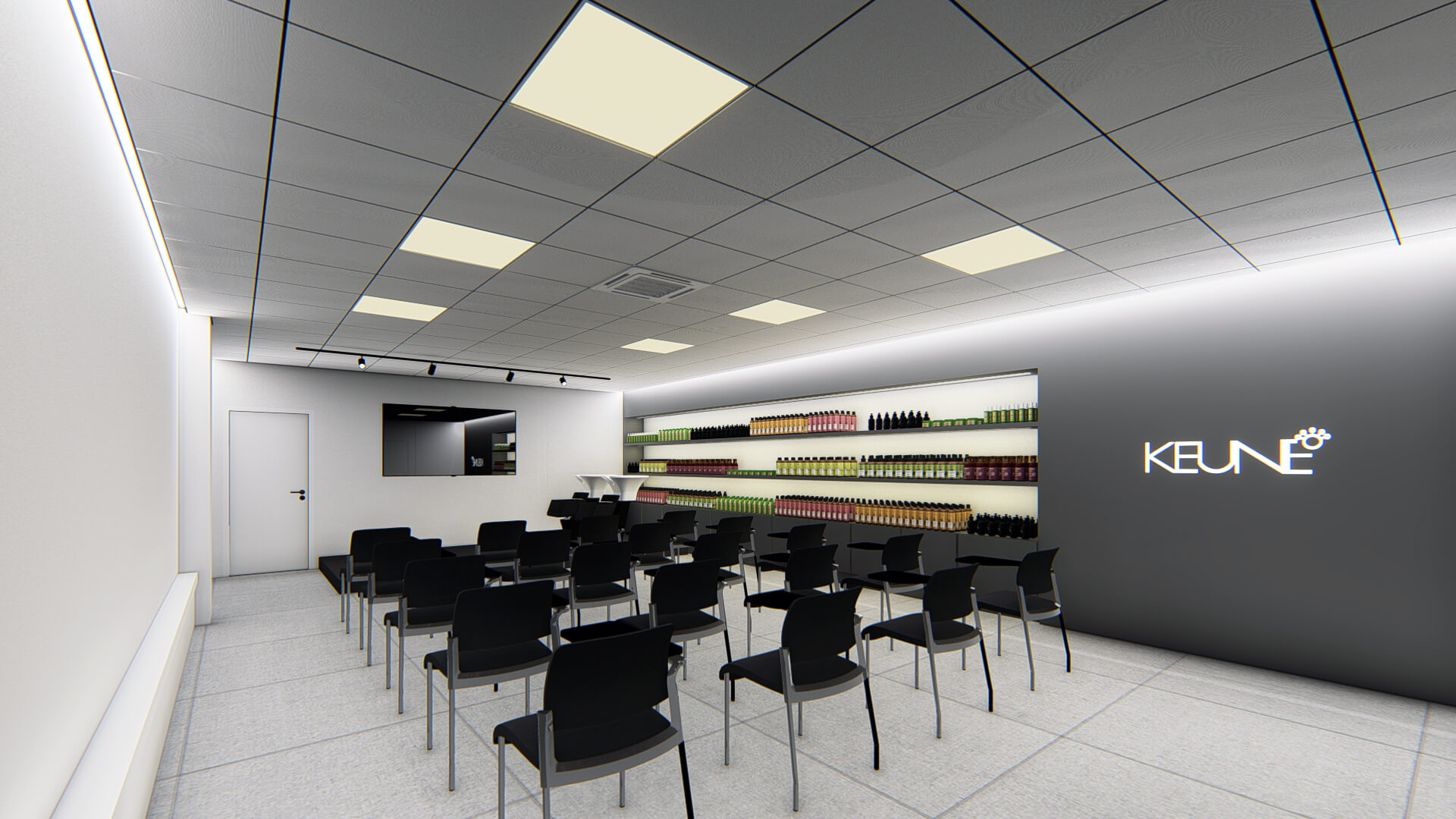 Hair Product Company Office 3D Render RenderHub Gallery