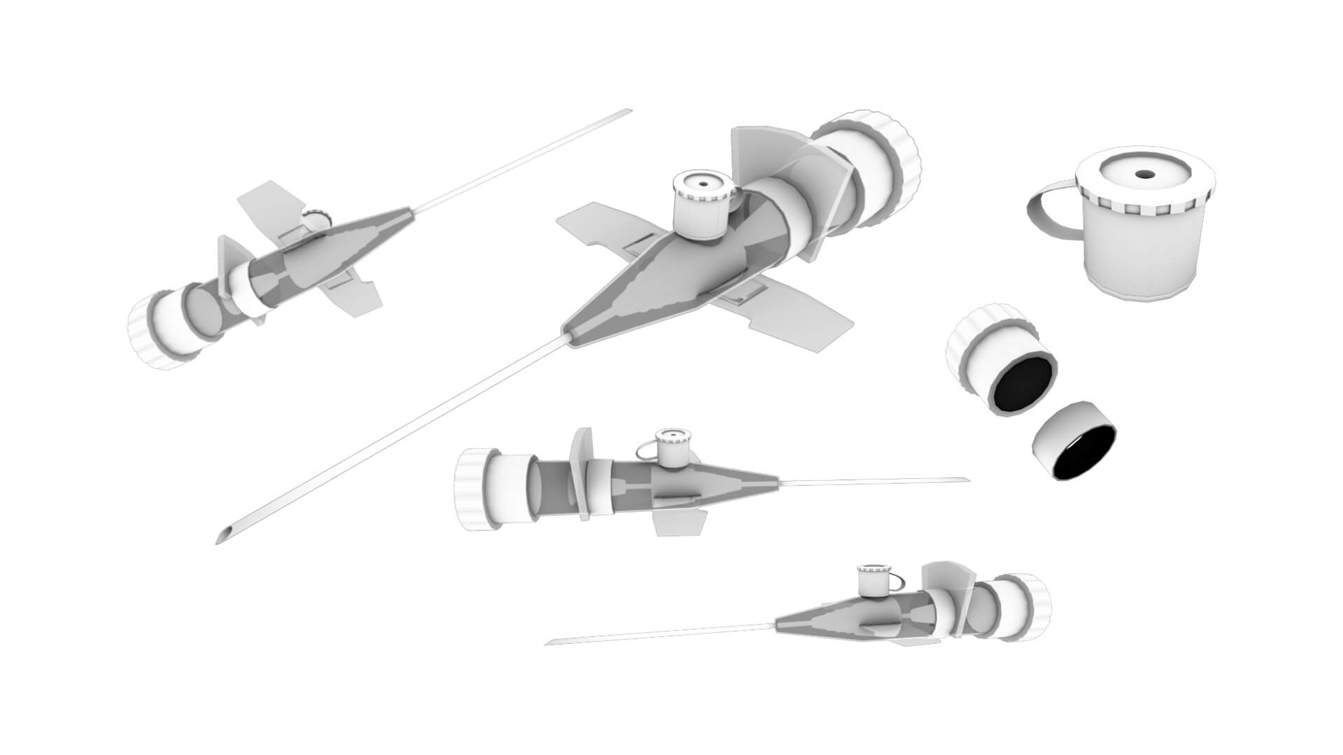 Condula Injection Injection Cannula - 3D Model by h3ydari96