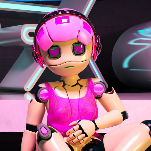 Female Bot 3D Art Gallery by Hajoba at RenderHub